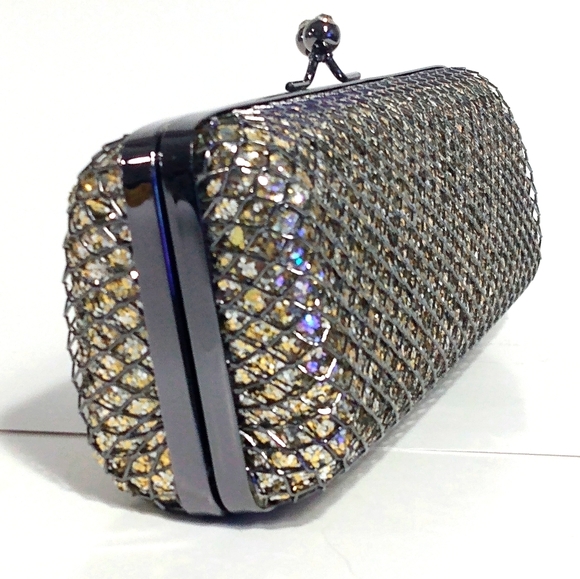 Hard Metallic Bronze Clutch - Picture 1 of 5